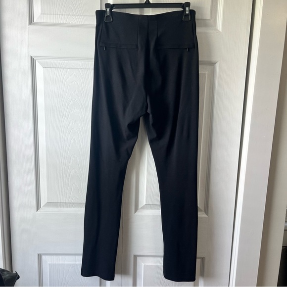 ATHLETA Black SIZE 6 Pull-On Front Seam Side Zip Work Yoga Pants High Waisted - Picture 5 of 6